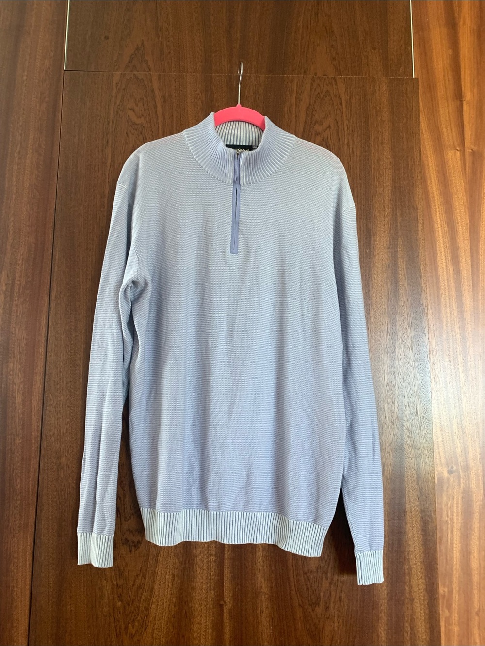 Paul Stuart Light Lavender 1/4 Zip Sweater